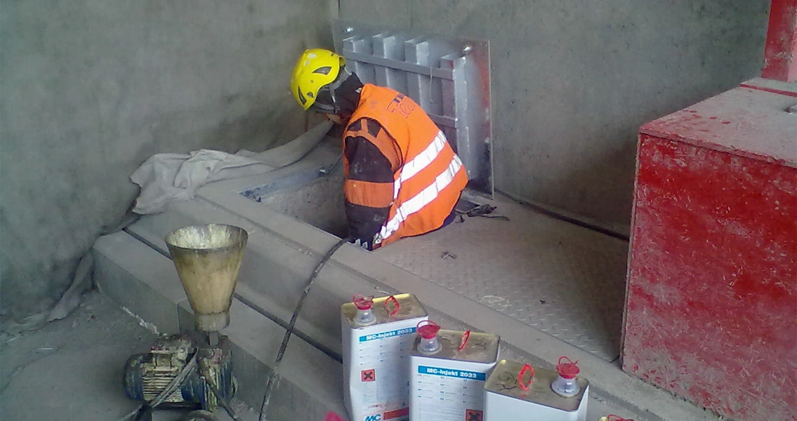 Le complexe de tunnels routiers de Blanka est actuellement le plus grand projet de construction en République tchèque, les systèmes de produits MC assurant une étanchéité fiable.