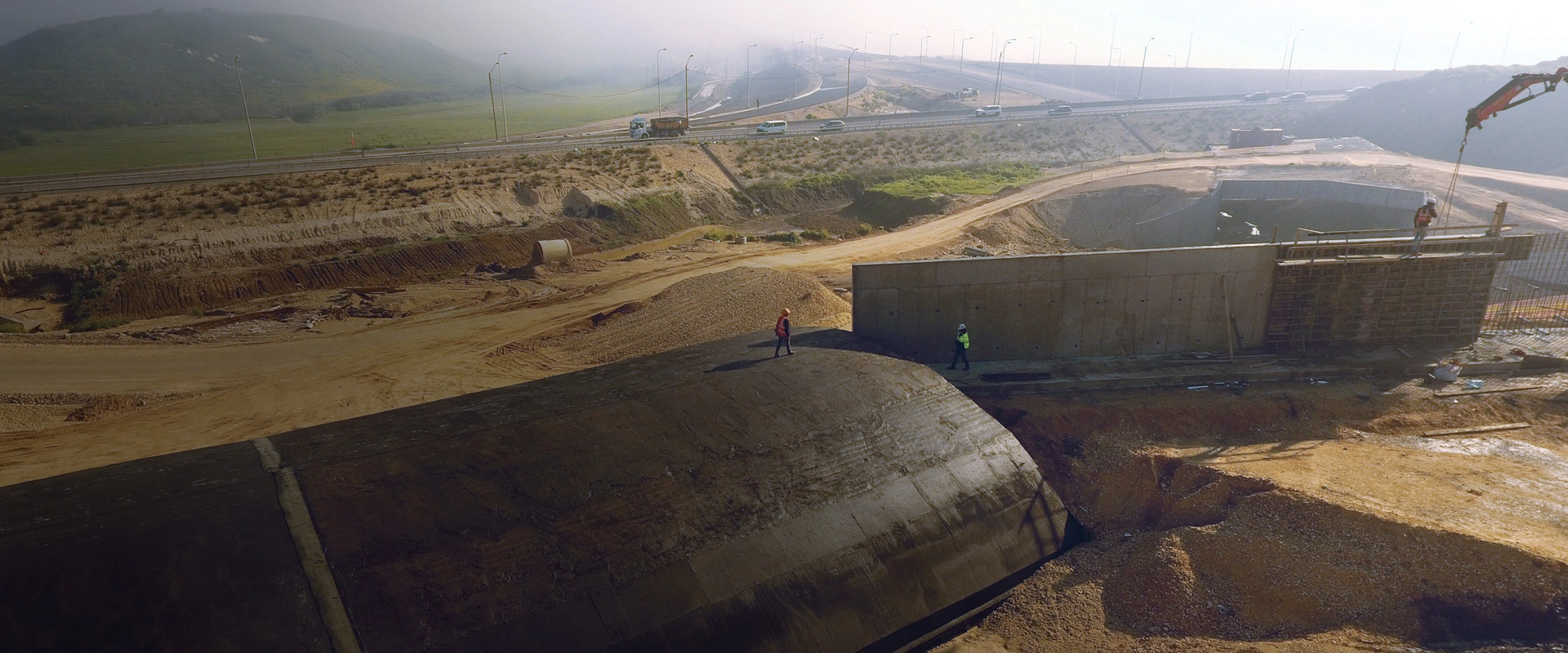 Pour prolonger l'autoroute 6 vers Haifa, des systèmes de revêtement bitumineux épais de MC sont utilisés.