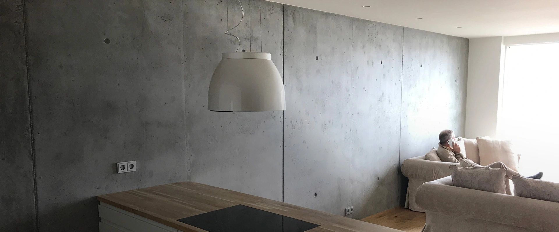 Les bâtiments en béton apparent sont une relative nouveauté dans la capitale islandaise, Reykjavik.