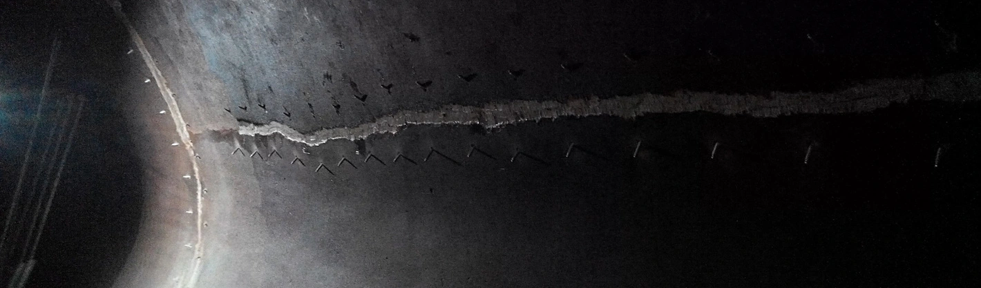 Sceller les fissures dans les structures d'eau potable