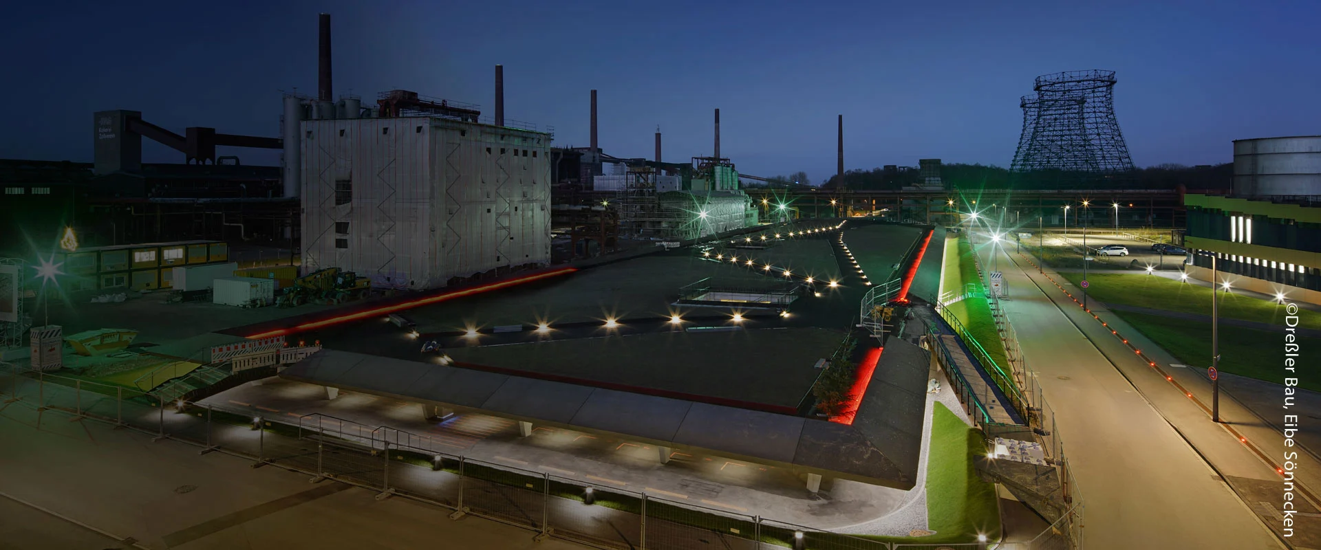Parking moderne à la mine Zollverein / ©Dreßler Bau, Eibe Sönnecken